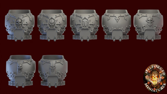 10 Assorted Iron Legion Mark 3 Torsos - Helforged Miniatures