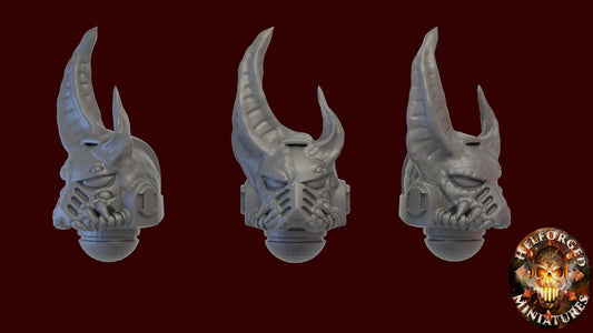 10 Assorted Prophets of Ruin Blessed Helmets - Helforged Miniatures