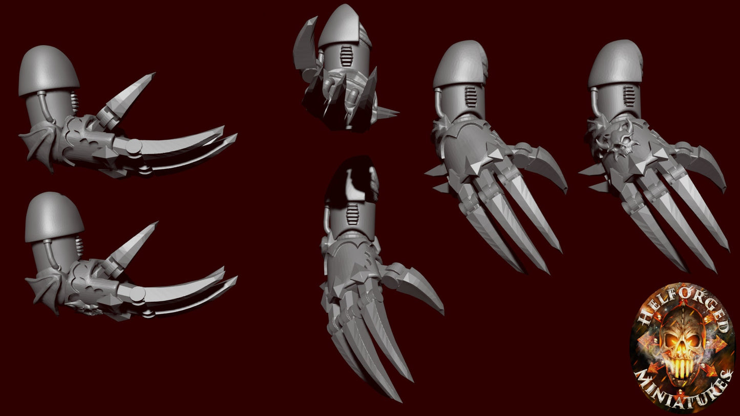5 Assorted Midnight Count Claws - Helforged Miniatures