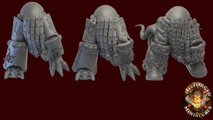 5 Assorted Prophets of Ruin Blessed Mark 4 Legs - Helforged Miniatures