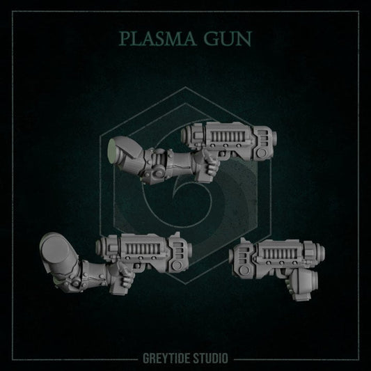 10 Assorted Space Marine Plasma Pistols- Eternal Pilgrims - GreyTide Studios