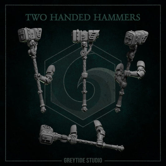 5 Assorted Space Marine 2 Handed Hammers - Eternal Pilgrims - GreyTide Studios