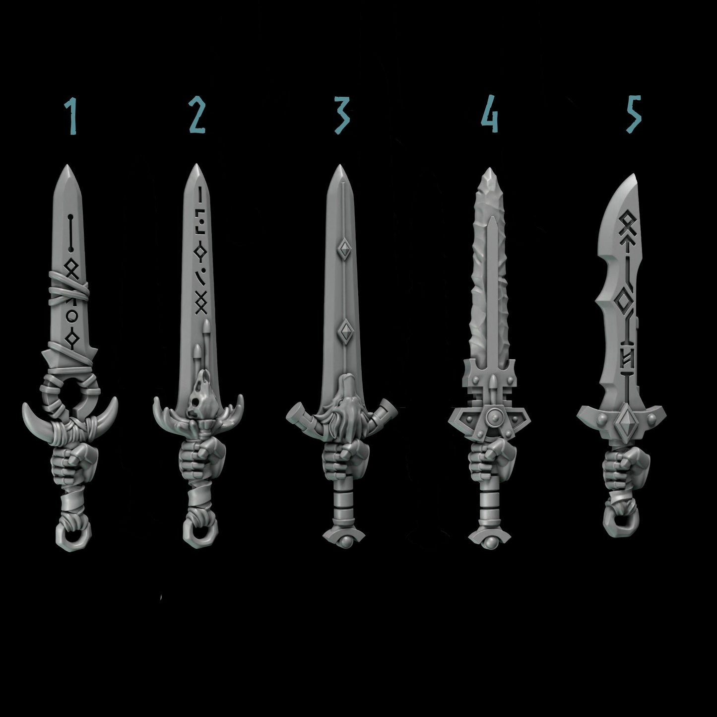 10 Viking Marine Swords - Primal Hounds - GreyTide Studios