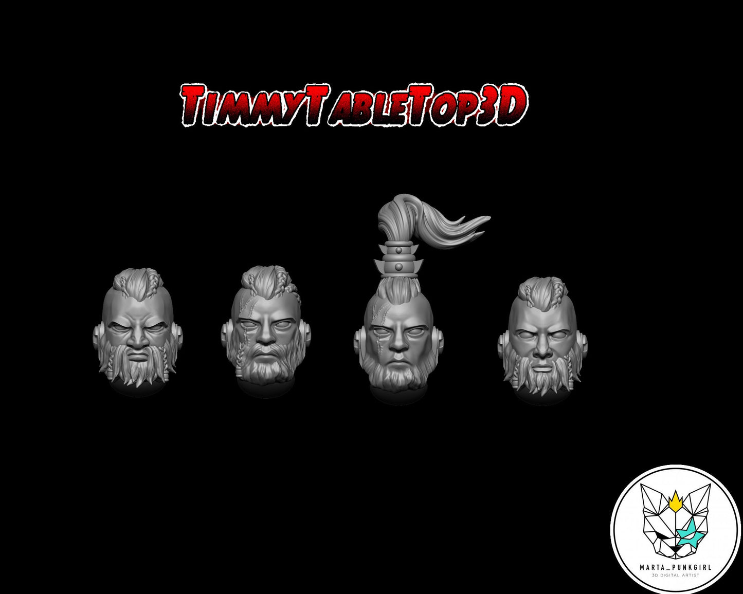 Set of 10 SW Heads - MARTA_PUNKGIRL
