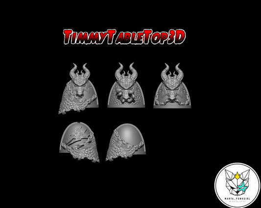 Set of 10 Prime Dragon Pads - MARTA_PUNKGIRL