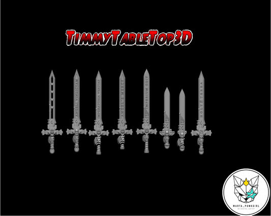 Set of 10 Prime Veteran Blade Boi Swords - MARTA_PUNKGIRL